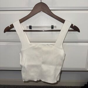NEW White Tank Crop Top